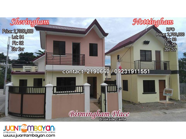 Pasig City & Cainta House for Sale Ready for Occupancy Birmingham