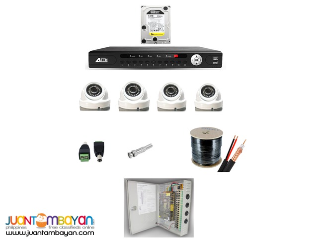 CCTV Camera-Recorder w/ 1TB HDD & Centralized Power Supply CCTV Camera-Recorder w/ 1TB HDD & Centralized Power Supply