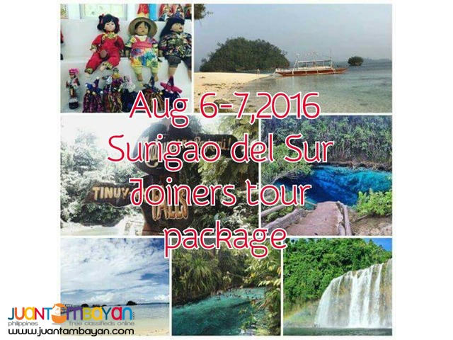 2 days 1 night Surigao del Sur package tour