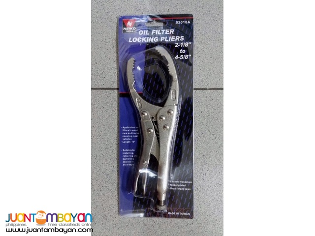 Neiko 02018A 10-inch Master Oil Filter Locking Pliers