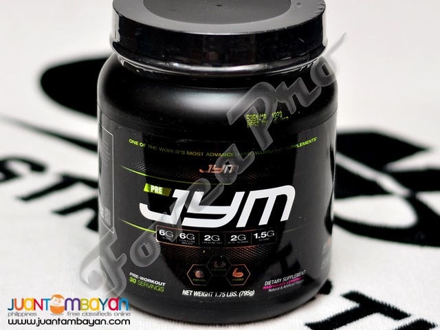 JYM Pre JYM, 30 servings Raspberry Lemonade (Free Shipping)