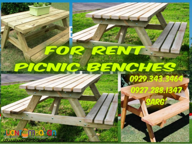 10 picnic Benches