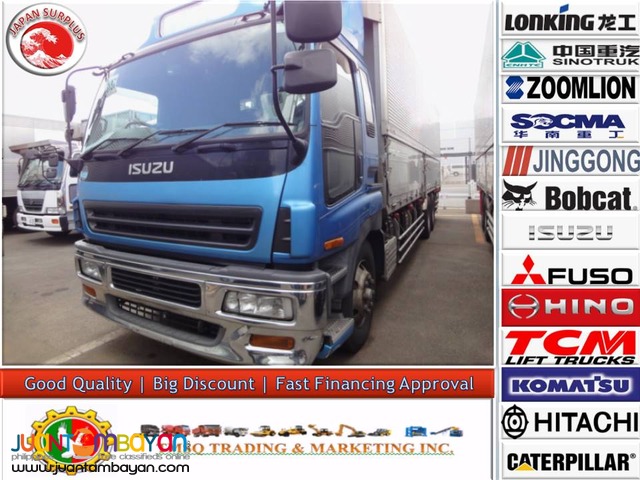 ISUZU 10 Wheeler Wing Van Giga 6WF1 Engine Japan Surplus