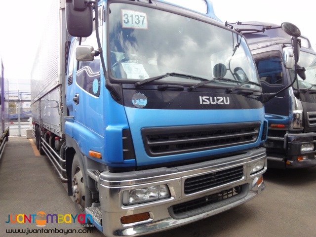 ISUZU 10 Wheeler Wing Van Giga 6WF1 Engine Japan Surplus
