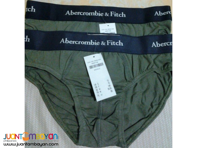 Overrun Branded Briefs with tag and label