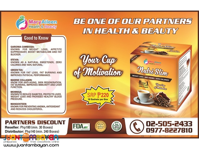 Looking for Reseller and Distributor for NutriSlim Coffee Mix Looking for Reseller and Distributor for NutriSlim Coffee Mix