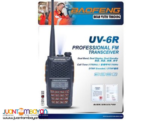 BAOFENG UV-6R 5W TWO WAY RADIO