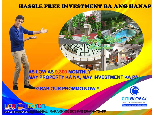 Income Generating Monthly in Condo-Hotel in Tagaytay 