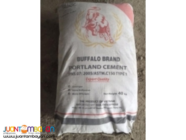Buffalo and Ha Long Cement For Sale Pick Up Only see Details
