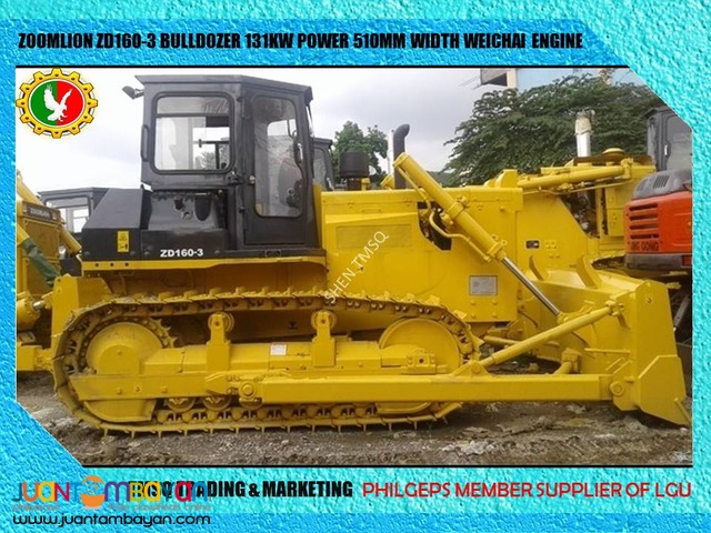 Zoomlion Bulldozer ZD160-3 131kw Power Brand New