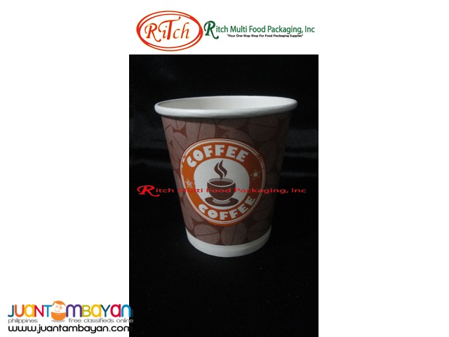 Paper cups Dark Coffee Paper cups Dark Coffee