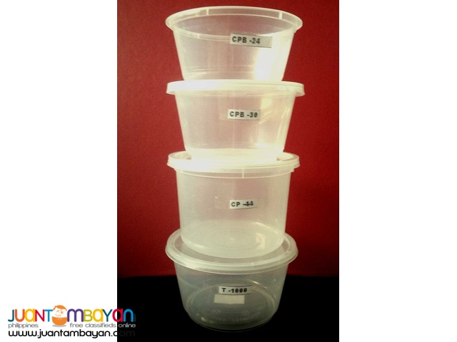 Microwaveable containers round (safe packs)