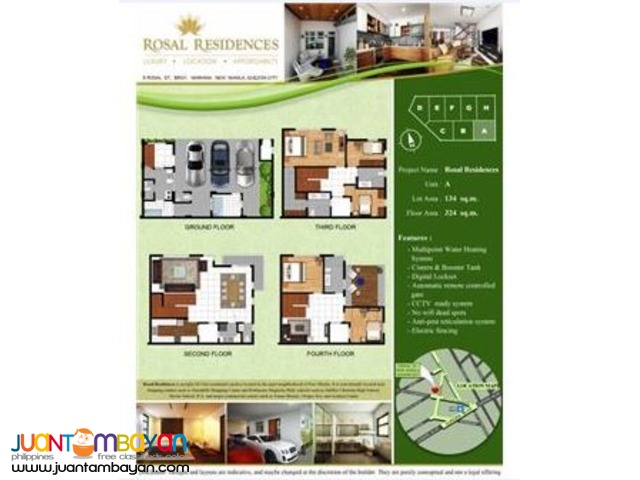 FOR SALE!!! Rosal Residences Townhomes in new Manila