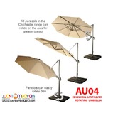 AU04 Revolving 360 degrees Cantilever Parasol Banana Umbrella