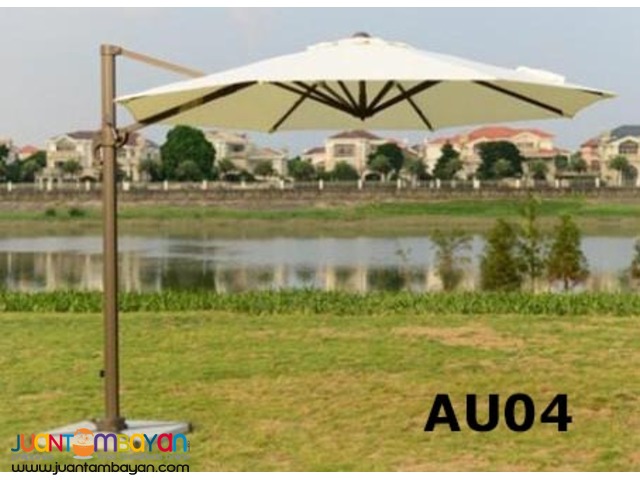 AU04 Revolving 360 degrees Cantilever Parasol Banana Umbrella