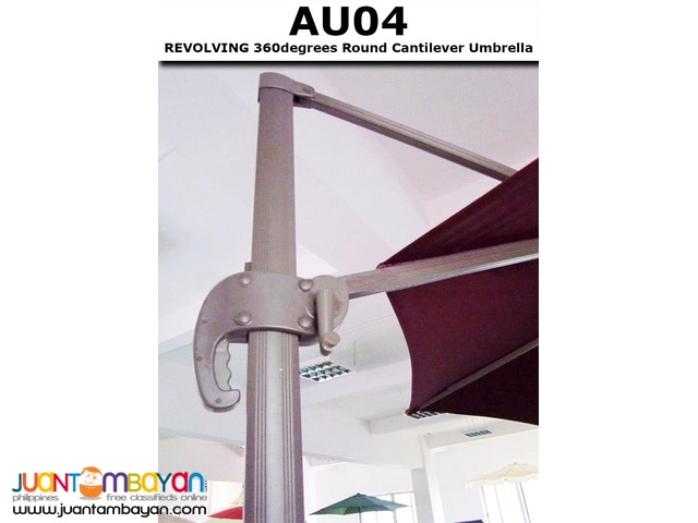 AU04 Revolving 360 degrees Cantilever Parasol Banana Umbrella