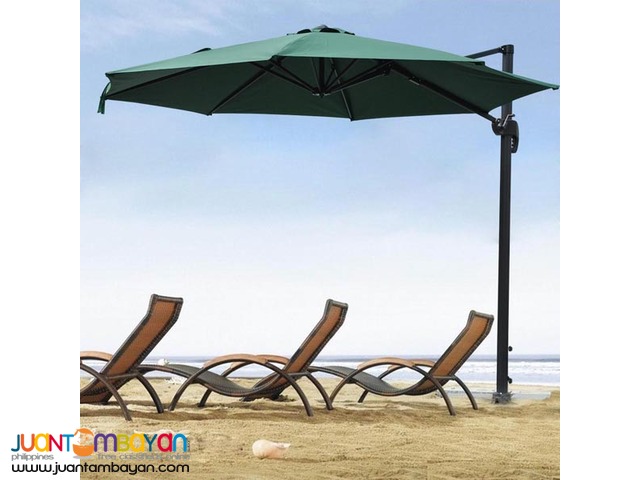 AU04 Revolving 360 degrees Cantilever Parasol Banana Umbrella