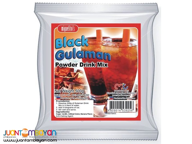 Black Gulaman Premix