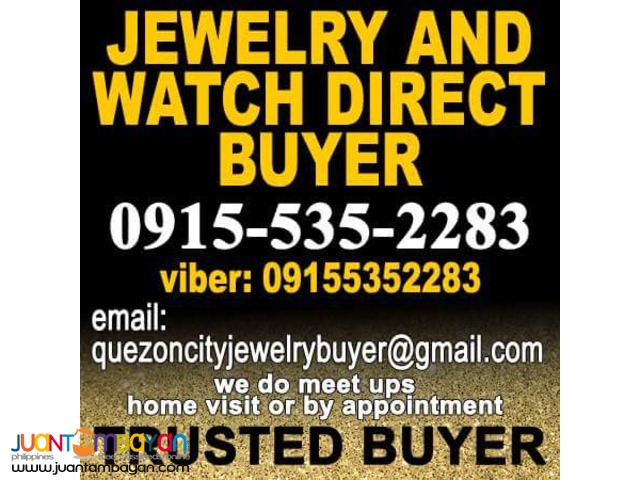 JEWELRY BUYER IN METRO MANILA 0915-535-2283 TRUSTED BUYER