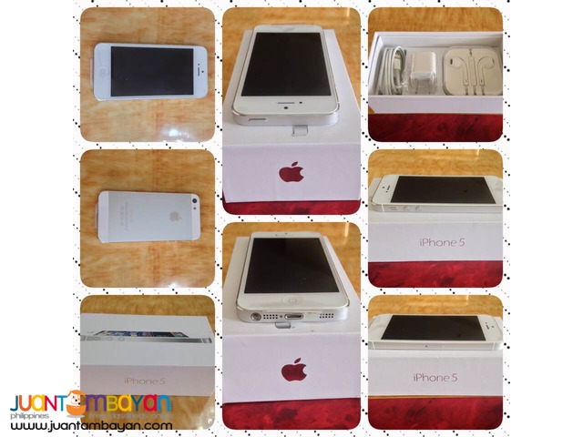 FOR SALE: iPhone 5 16 GB Black / White