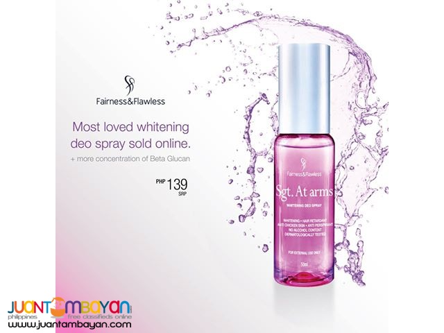SGT AT ARMS DEO WHITENING SPRAY SGT AT ARMS DEO WHITENING SPRAY