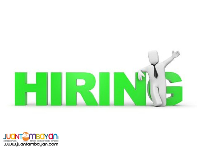 IMMEDIATE HIRING!!! IMMEDIATE HIRING!!!