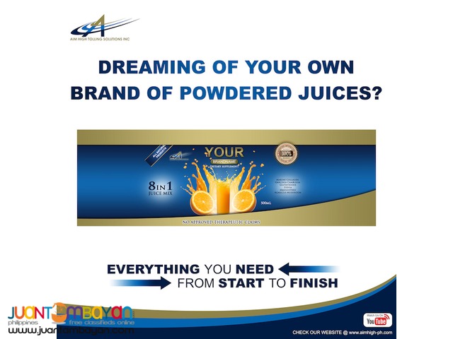 Toll Manufacturing for Powdered Juices Toll Manufacturing for Powdered Juices