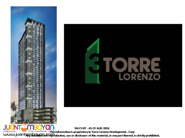 3 Torre Lorenzo Pre-selling condo near CSB and St. Scho