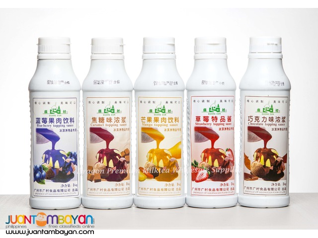 Milktea supplies syrup powder pearls jelly creamer tea 