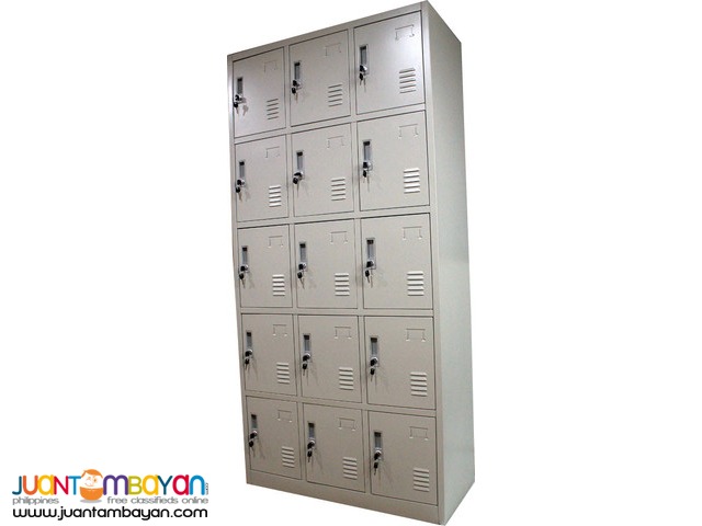 Locker, 15 Doors with key lock Mechanism