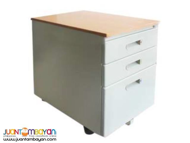  Mobile Cabinet, Wood Laminated Top