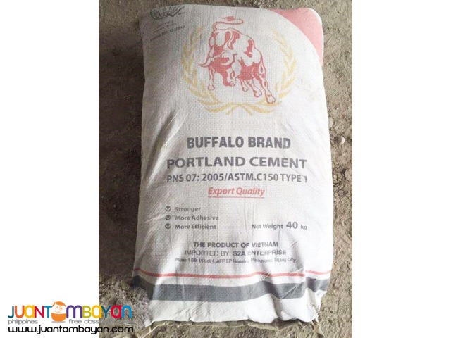Buffalo, Halong and Lam Thach Cement For Sale 1200 Bag Minimum Order