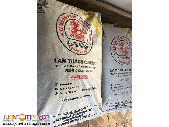 Buffalo, Halong and Lam Thach Cement For Sale 1200 Bag Minimum Order