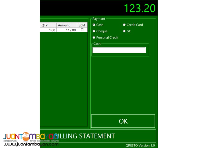 POS Restaurant, Billing, and Payment System