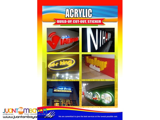 build signage diy up acrylic Murals carag  kristal Wall  Quezon  on  Xintra City Sticker