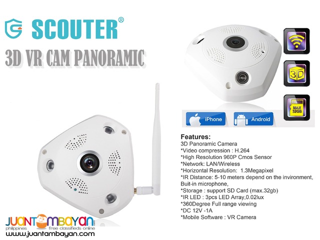 3D VR Cam-Panoramic-Scouter Electronics Corp