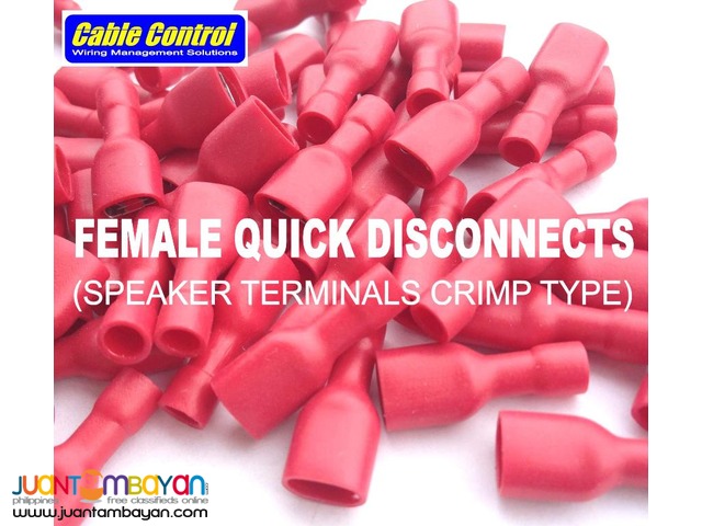 Cable Control Female Quick Disconnects (Speaker Terminals)