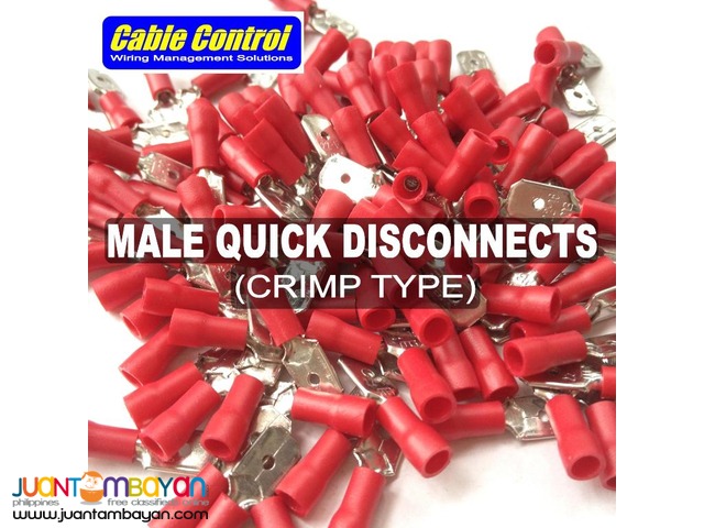 Cable Control Male Quick Disconnects (Crimp Type)