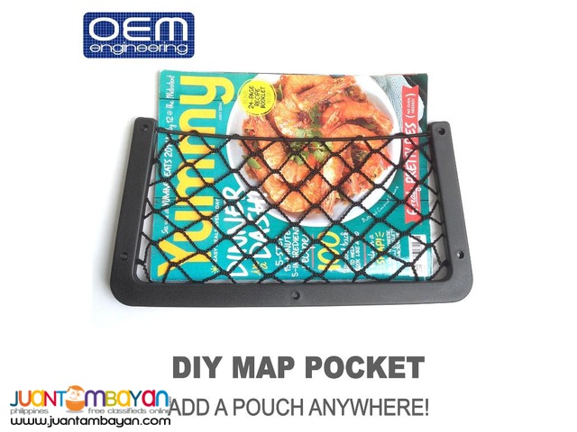 OEM Engineering DIY Map Pockets ,  magazine holder, organizer