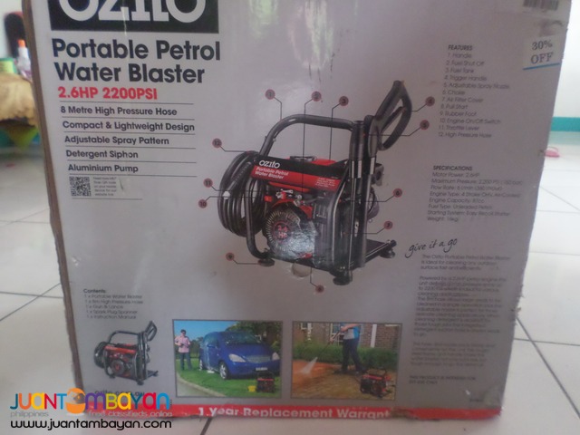 presure washer gasoline power 2200psi 2.6hp brandnew