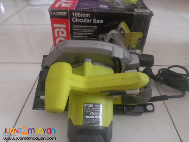 circularsaw ryobi 220v 1400wats brandnew