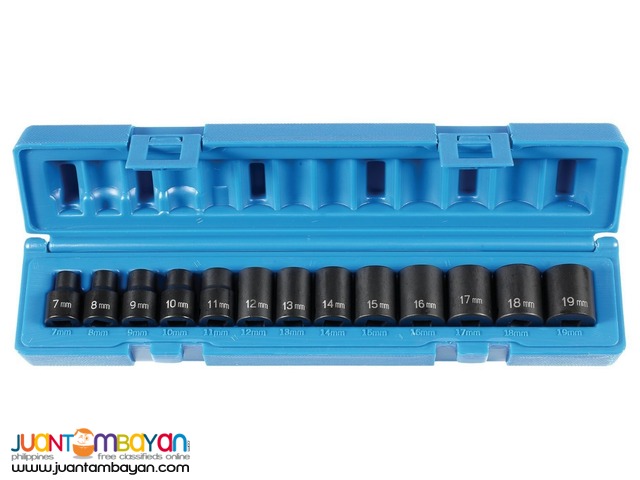 Grey Pneumatic 1213M 13-piece 3/8-inch Drive Socket Set