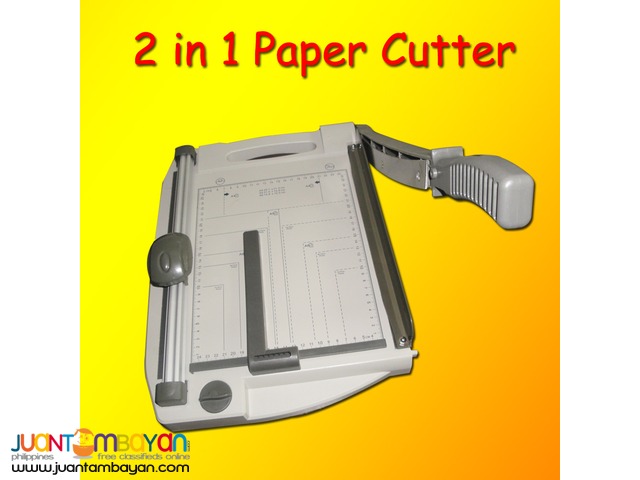 2 in 1 Plastic Based A4 Paper Cutter