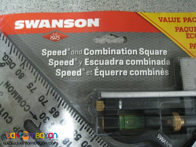 Swanson S0101CB Speed Square and Combination Square Value Pack