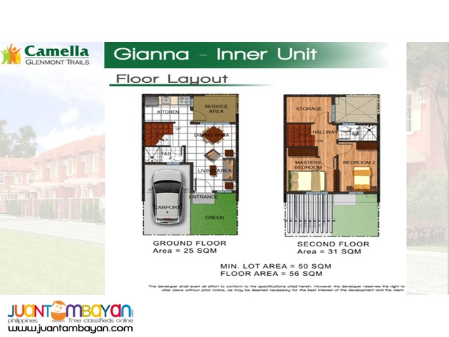CAMELLA GLENMONT TRAILS AFFORDABLE TOWNHOUSE IN QUEZON CITY