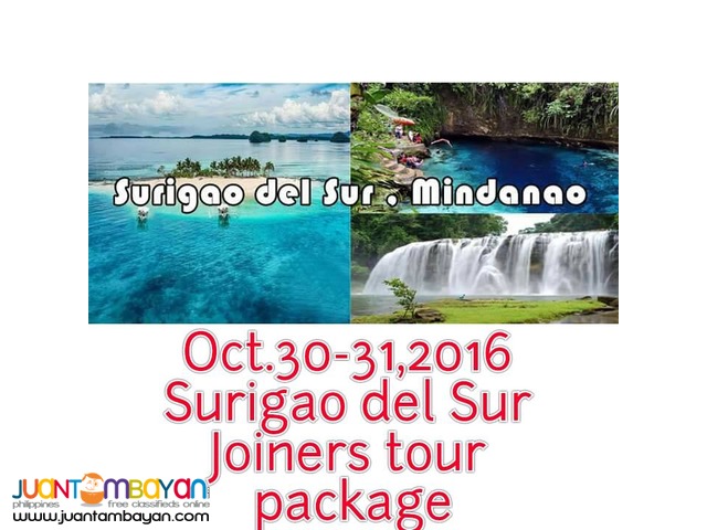2 days 1 night Surigao del Sur CDO package tours