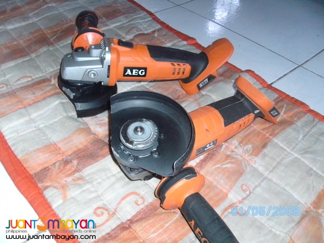 AEG 18v grinder unit only brandnew