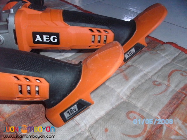 AEG 18v grinder unit only brandnew