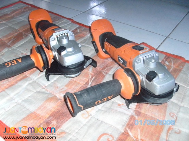 AEG 18v grinder unit only brandnew