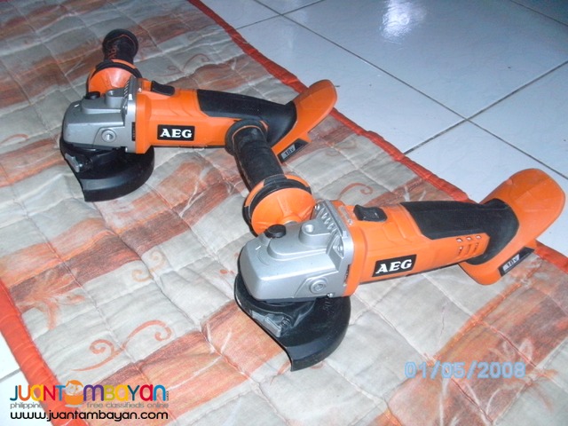 AEG 18v grinder unit only brandnew